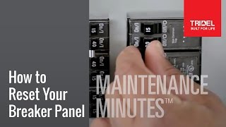 How to Reset Your Breaker Panel [upl. by Ferde]