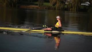 One of the best rowing technique for analysis video by Kimberley Brennan Rowing Australia [upl. by Adirehs781]