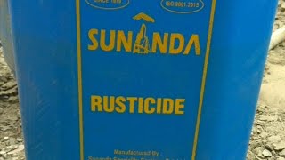 Rusticide Application On SteelSea Of ConstructionSunanda RusticideAntirustCivil Engineering [upl. by Farley]