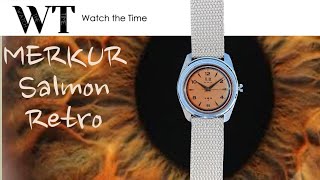 Merkur Retro Salmon  An affordable and versatile mechanical watch  AliExpress [upl. by Courtney306]