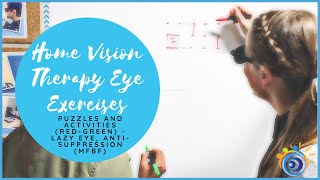 5 Home Vision Therapy Eye Exercises to Strengthen Your Vision  Lazy Eye  AntiSuppression [upl. by Plume503]