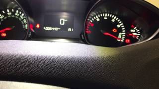 Peugeot 308 2015 service reset [upl. by Aihselef]