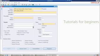 How to Define Concurrent Program in  Oracle Apps R12 Class 07 [upl. by Ximenes262]