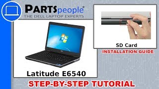 Dell Latitude E6540 P29F001 SD Card HowTo Video Tutorial [upl. by Elson]