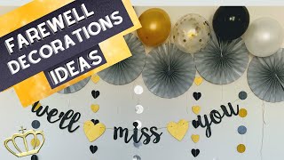 DIY Farewell Decoration Ideas For Anyone  Going Away Party Decor [upl. by Akamaozu]