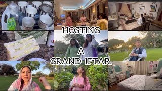 HOSTING AN IFTAR PARTY 🎉🍱 [upl. by Jany91]