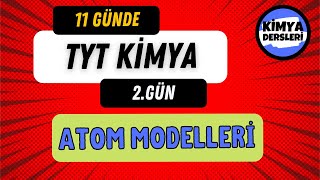 Atom Modelleri Animasyonlu  11 Günde TYT Kimya  2Gün [upl. by Kudva76]