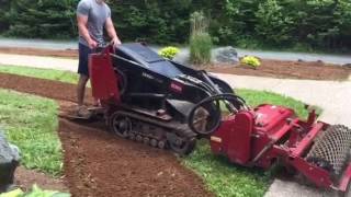 Toro Dingo Soil Cultivator Replacing Lawn [upl. by Ibed]