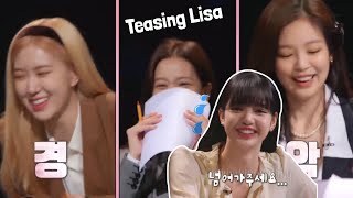 BLACKPINK JisooJennie amp Rose Teasing Lisa Being Strict [upl. by Masuh347]