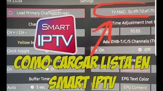 Como Cargar Playlist en Smart IPTV [upl. by Nnylram]