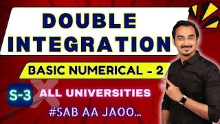 DOUBLE INTEGRATION  S3  MULTIPLE INTEGRAL  ENGINEERING MATHS  SAURABH DAHIVADKAR [upl. by Vasilis]