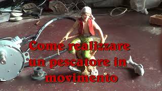 Come realizzare un pescatore per presepe in movimento [upl. by Aleemaj]