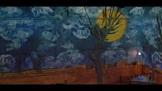 Immersive Van Gogh Exhibit  Chicago IL USA 20210213 4K [upl. by Aisekal]