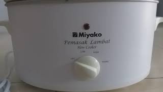 Review Tampilan Produk Slow Cooker Miyako SC630 ShellyEvici [upl. by Prevot]