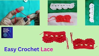 Easy and beautiful crochet lace design2 Crochet rumal patals tutorial for beginners [upl. by Heiner398]