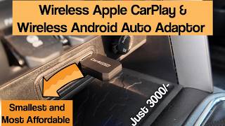 Convert Wired Apple Carplay and Android Auto into Wireless in just Rs3000 [upl. by Aciretal646]