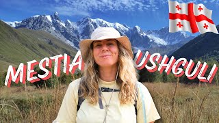 Hiking Mestia to Ushguli 🇬🇪 Backpacking Georgia [upl. by Emeric]