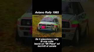 Aviano Rally 1993 Short 7 classicrally rallycar automobile [upl. by Forsta]