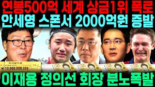 안세영 스폰서 2000억 증발 이재용 정의선 회장 분노폭발 연봉 500억 상금 1위의 일침 [upl. by Aprile]