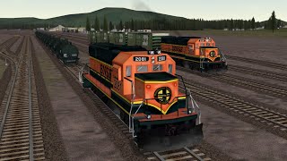 Microsoft Train Simulator  Marias Pass  Columbia Falls SetOut [upl. by Yolande]