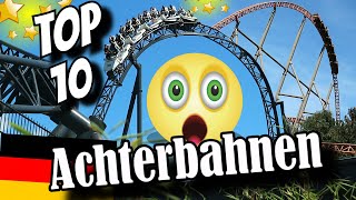 TOP 10 ACHTERBAHNEN Deutschland 2020 Edition [upl. by Llertnauq823]