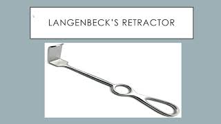 LANGENBECKS RETRACTOR EASY IN 1 MINUTE [upl. by Treulich]