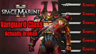 The VANGUARD CLASS in SPACE MARINE 2 is BROKEN PVP MULTIPLAYER GAMEPLAY [upl. by Gannes]