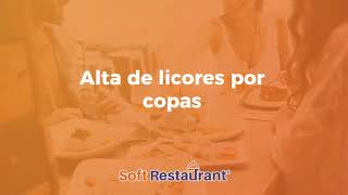 Soft Restaurant®  Alta de licores en Insumos [upl. by Lennej]