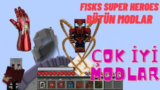 Minecraft Fisks Super Heroes  Mod İnceleme [upl. by Aryas]