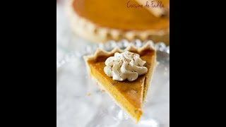 Recette de Tarte sucrée au Potimarron Pumpkin Pie فطيرة اليقطين [upl. by Engis]