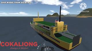 SHIP SIMULATOR l Cokaliong Shipping Lines MV Filipinas Ubay [upl. by Wittie]