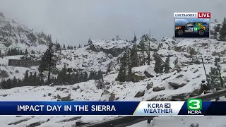 Northern California Sierra snow  Updates at 8 am November 15 2024 [upl. by Ajiram]