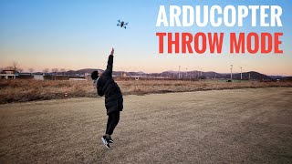 Ardupilot Throw Mode test 5quot freestyle arducopter [upl. by Nolyd]