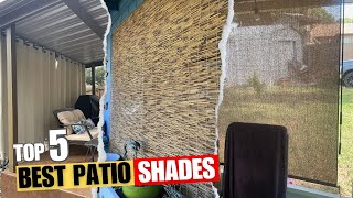 Best Patio Shades Top 5 Picks  for Wind Rain amp Sun [upl. by Meyer712]