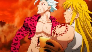 Ban Vs Demon King Meliodas Full Fight【AMV】Nanatsu no Taizai Season 4  Whispers In My Head ᴴᴰ [upl. by Nnaeel]