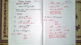 Master Theorem Hindi  DAA  Example 1 [upl. by Tsenrae]