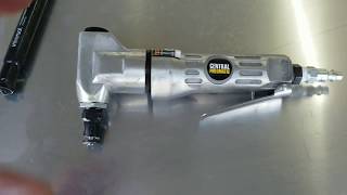 Harbor Freight air nibbler review and demo metalwork must have [upl. by Mallissa]