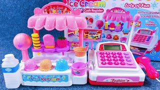 14 Minutes Satisfying with Unboxing Ice Cream Shop Play Set，Cash Register Toys Review  ASMR [upl. by Amzaj262]