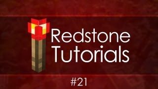 Redstone Tutorials  21 Piston Door Lock [upl. by Genna]