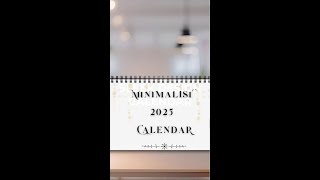 Sleek Modern Wall Calendar 2025 Planner Monthly Date Organizer [upl. by Margette]