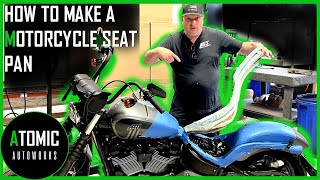 How to make a motorcycle seat pan EPISODE 1 [upl. by Boothe]