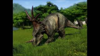 Styracosaurus Albertensis Sounds JW [upl. by Rosdniw]