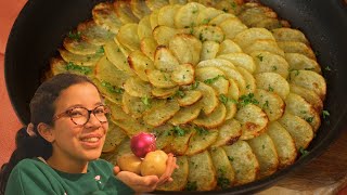 Couronne de pommes de terre au four patates craquantes sur le dessus et fondantes en dessous [upl. by Godspeed]