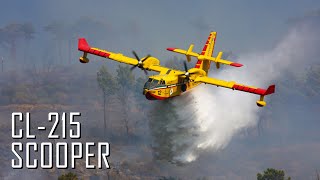 Airborne firefighting at its best the story of the Canadair CL215 415 and 515 [upl. by Eesdnyl]