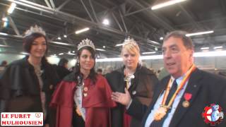 Les Reines du Carnaval au salon des Collectionneurs de Mulhouse [upl. by Maurice723]