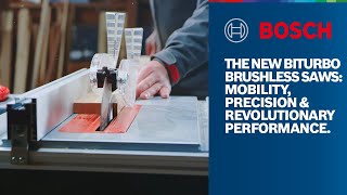 The new Bosch Professional BITURBO Saws Mobility precision amp revolutionary performance [upl. by Ynnoj]