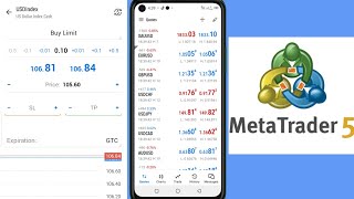 First Time Trading on MetaTrader 5 Beginners Guide to Successful Trading on MT5 Mobile App forex [upl. by Orvie]