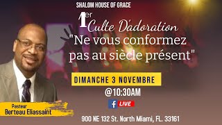 Dimanche 1er culte dadoration  11032024  Pastor Berteau Eliassaint [upl. by Sonny]