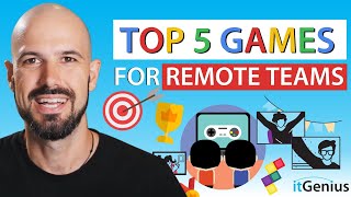 5 More of our Best Games For Remote Work Teams remotework [upl. by Yznel]