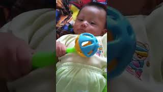 Mainan kerincingan bayi gagang [upl. by Nachison]